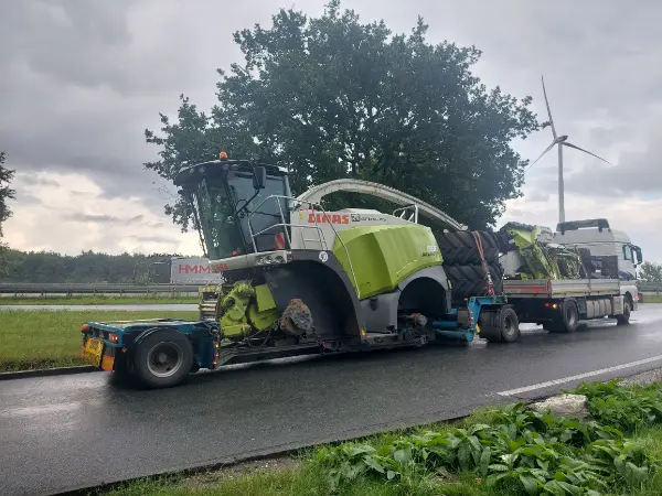 Transport kombajna